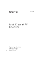 Sony STR-DA2400ES - Owners Manual